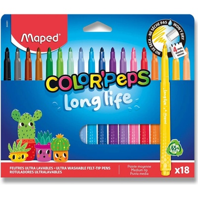 Maped Long Life 2.0 18 barev