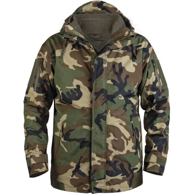 Bunda Mil-tec s membránou a flísovou vložkou Gen. II woodland US