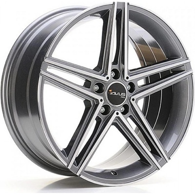 Avus Racing AC-515 7,5x17 5x112 ET36 anthracite polished