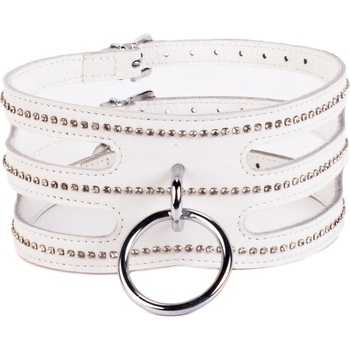 Devil Sticks Designer Traingo Collar Calf Softy Leather White