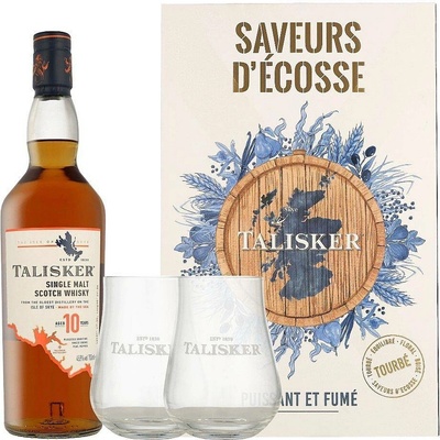 Talisker 10y Saveurs d'Ecosse 45.8% 0,7 l (kazeta)