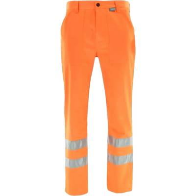 Sara Workwear Reflexní kalhoty DROGOWIEC STANDARD oranžové