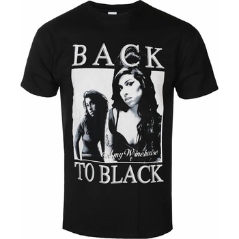 ROCK OFF мъжка тениска Amy Winehouse - Back To Black - ЧЕРЕН - ROCK OFF - AMYTS06MB
