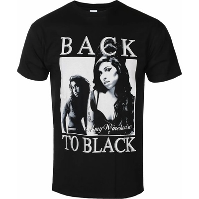 ROCK OFF мъжка тениска Amy Winehouse - Back To Black - ЧЕРЕН - ROCK OFF - AMYTS06MB