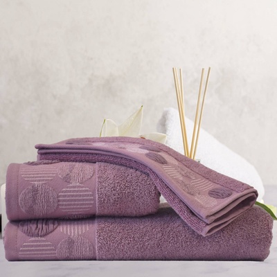 Png Панагюрище Хавлиена кърпа за лице Мел 50/80 люлякова 100% египетски памук