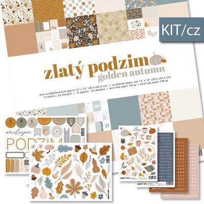 PAPERO AMO ♥ KREATIVNÍ SADA - ZLATÝ PODZIM