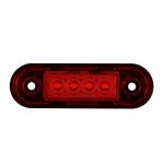 Габарит, червен 4 LED 12-24V 83mm