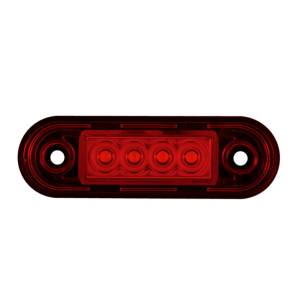  Габарит, червен 4 LED 12-24V 83mm