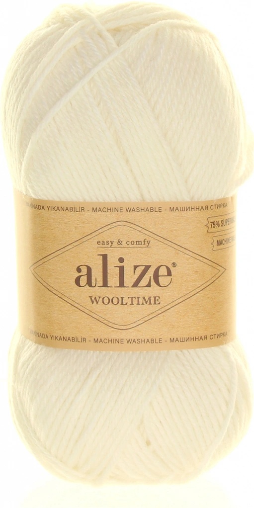 Alize Wooltime 55 bílokrémová