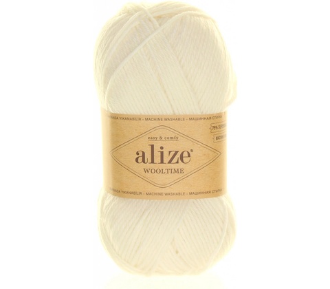 Alize Wooltime 55 bílokrémová