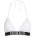 Calvin Klein Горнище Calvin Klein Triangle Bikini Top - Brill White
