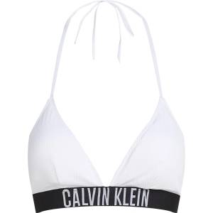 Calvin Klein Горнище Calvin Klein Triangle Bikini Top - Brill White