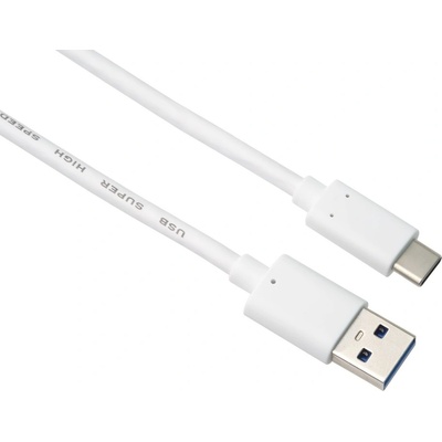 PremiumCord ku31ck05w USB-C - USB 3.0 A (USB 3.2 generation 2, 3A, 10Gbit/s), 0,5m, bílý