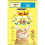  Friskies Cat Adult пауч със сьомга - 0.085кг
