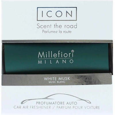 Millefiori Icon Classic White Musk аромат за кола zelená