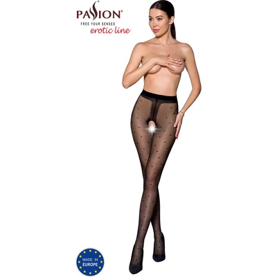 Passion TIOPEN 018 Tights 20 Den Black 1-2