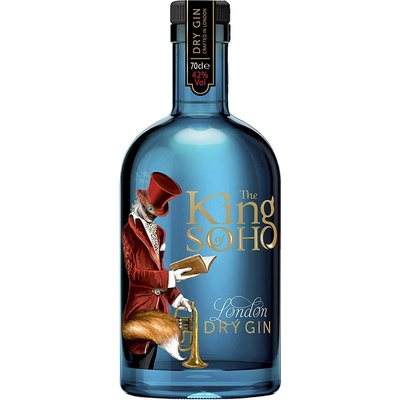 King of Soho London Dry Gin 42% 0,7 l (holá láhev)