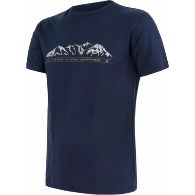 Sensor Merino Active Pt Mountains Размер: M / Цвят: син