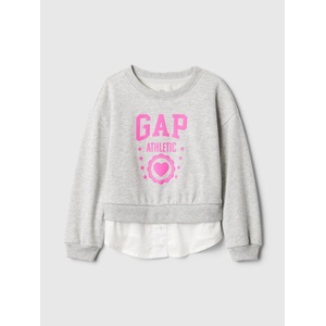 GAP Бебешка суитшърт Gap Athletic GAP GAP | Siv | Момичешки | 4 години
