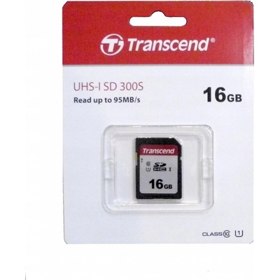 Transcend SDHC 16 GB UHS-I U1 TS16GSDC300S