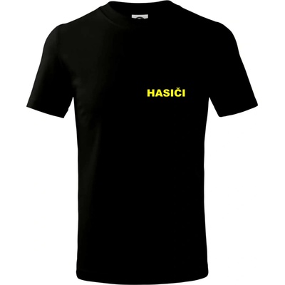 Hasiči názov samostatný tričko detské čierna