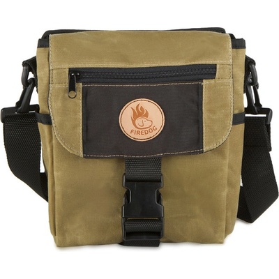 Firedog Mini Dummytaška DeLuxe z voskovanej bavlny svetlá khaki/hnedá