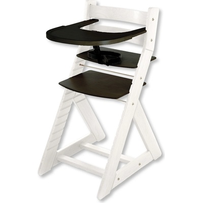 Hajdalánek Rostoucí židle Ela velký pultík bílá / wenge