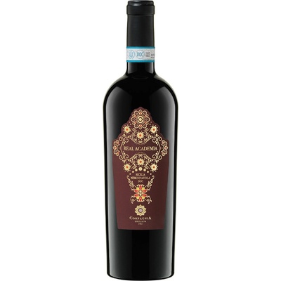 Compagnia Siciliana Nero D'Avola "Real Academia" červené 2019 14,5% 0,75 l (čistá fľaša)