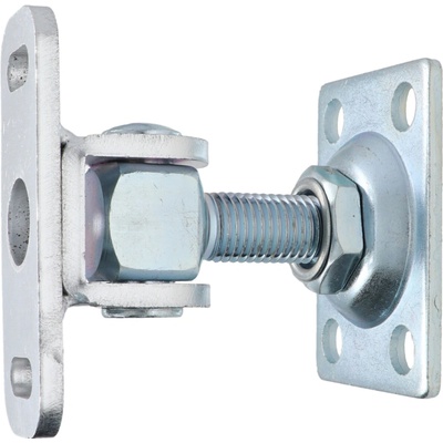 Záves M16 s platňou 75 x 55 mm, nastaviteľný, pozink