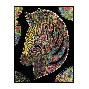 Stepp Velvet coloring page 47x35 Zebra