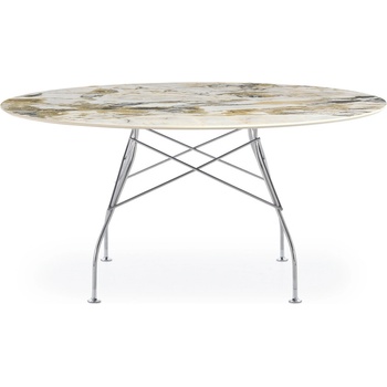 Kartell Jedálenský stôl GLOSSY XXL viac variantov Farba Symfonie Chrom