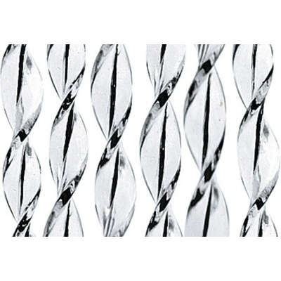 Arisol Safari Завеса за врата комарник SARA от PVC 60x190см, бяло/черно (952025)