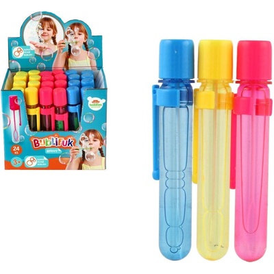 Mini gélový bublifuk 20 ml 12 cm 3 farby