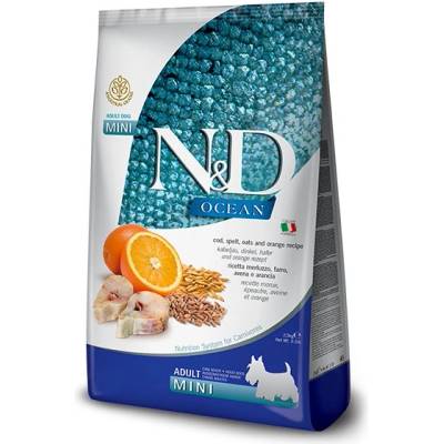 N&D Ocean Adult Mini Cod & Spelt Oats & Orange 7 kg
