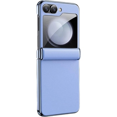 GKK Калъф с Предпазител за Samsung Galaxy Z Flip 7 FE/Z Flip 6, GKK Electroplating Magnetic Hinge Case, Лилав (5906601994992)