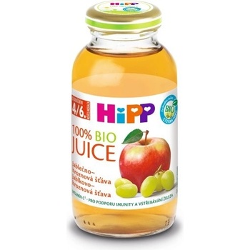 HiPP BIO Jablčno-hroznová šťava 6 x 200ml