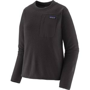 Patagonia Дамски поларен пуловер Patagonia Women's R1 Air Crew Fleece jumper - Black (105-6524-0213)