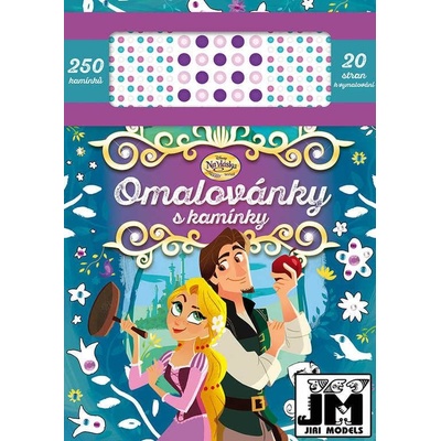 Omalovánky s kamínky Disney Na vlásku