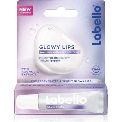 Labello Glowy Lips хидратиращ балсам за устни с хиалуронова киселина 10ml