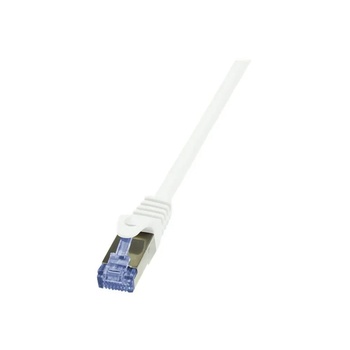 LogiLink Кабел S/FTP LOGILINK Cat6a, LSZH, Мед, 3 м, Бял, AWG26, Двойно екраниран CQ3061S (CQ3061S) (CQ3061S)