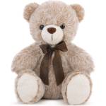 Амек Тойс Плюшена играчка Амек Тойс - Мече, бежов меланж, 24 cm (010169-1) - ozone