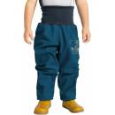 Unuo Batolecí softshellové kalhoty Basic s fleecem kobaltové Bagry