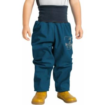 Unuo Batolecí softshellové kalhoty Basic s fleecem kobaltové Bagry