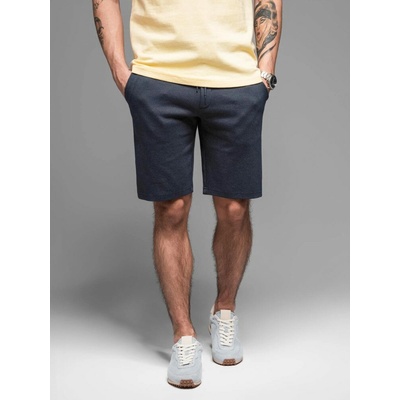 Tmavě modré chinos šortky V1 SRCS-0168