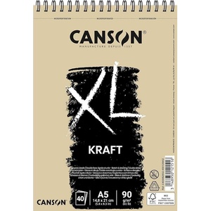 Canson Sp XL Kraft Скицник 40 A5 90 g (C400082832)