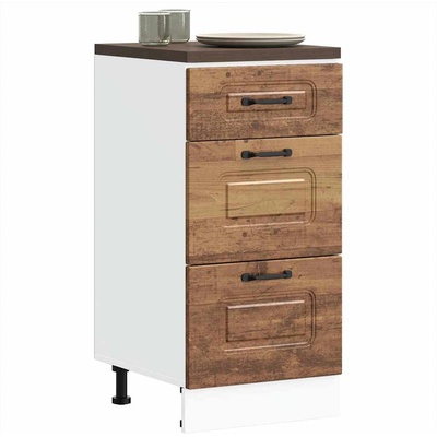 vidaXL Кухненски шкаф, "Kalmar", старо дърво, инженерно дърво (854248)