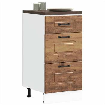 vidaXL Кухненски шкаф, "Kalmar", старо дърво, инженерно дърво (854248)