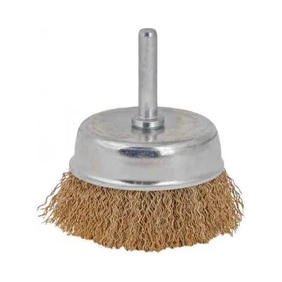 Raider Четка телена за бормашина Ø 100 мм камбана, месинг raider-170103