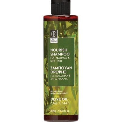 Bodyfarm Olive Oil šampón pre normálne až suché vlasy 250 ml