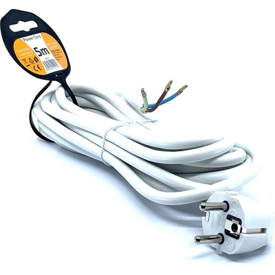 Šnúra flexo 3x1,5mm 5m biela PF22